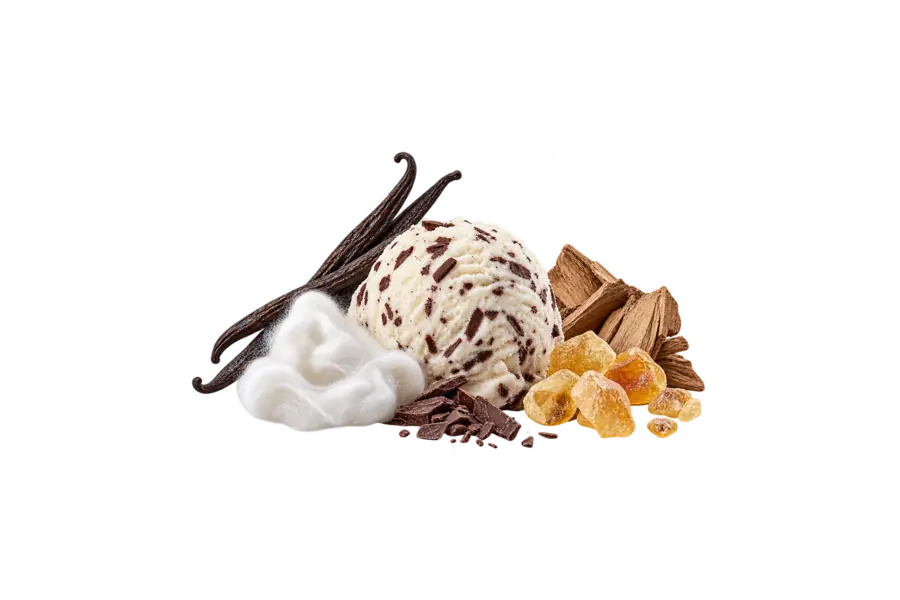 Base — stracciatella accord, vanilla infusion, musks, oak, olibanum — Bottega Veneta Ricordami